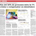 Más del 50% de los peruanos ya utiliza tres pantallas en simultáneo